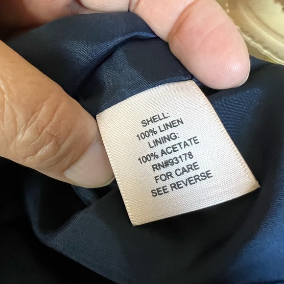 Fab navy sheath dress NWT - Philosophy Linen navy blue dress - Picture 5 of 6